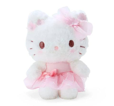 Sanrio Hello Kitty Pink Sakura Series, Limited Edition Plushie, Medium Size - Ebisu Life Store