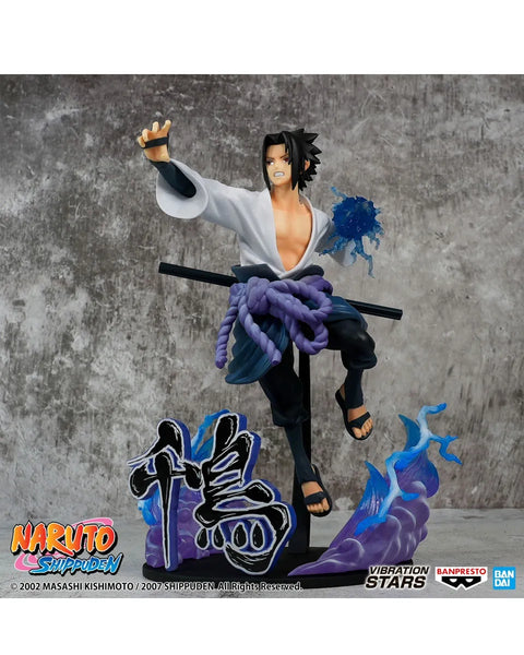 Banpresto - Figurine Naruto Shippuden - Uchiha Sasuke Vibration Stars Special Ver 20cm - Ebisu Life Store | Willowbrook Mall
