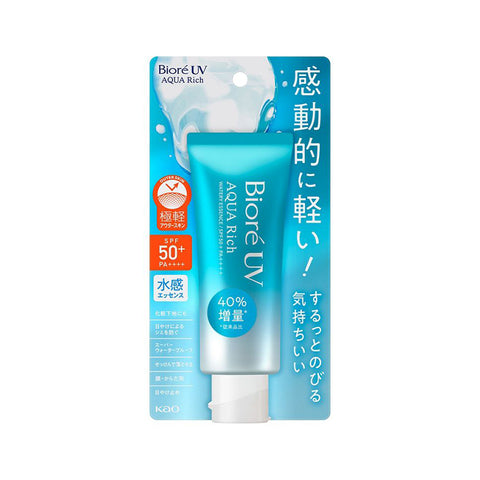 BIORE UV AQUA RICH Watery Essence Sunscreen SPF50 PA++++ 70g - Ebisu Life Store | Willowbrook Mall