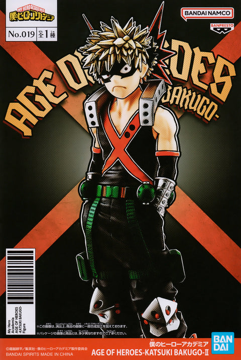 Banpresto - My Hero Academia - Katsuki Bakugo II, Bandai Spirits Age of Heroes Figure - Ebisu Life Store | Willowbrook Mall