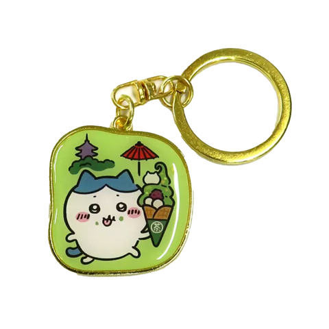 Chiikawa Spiral Keychain - Ice Cream Hachiware