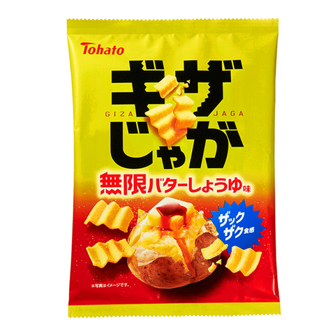 Tohato Giza Jaga Mugen Butter Soy Sauce Flavor 55g