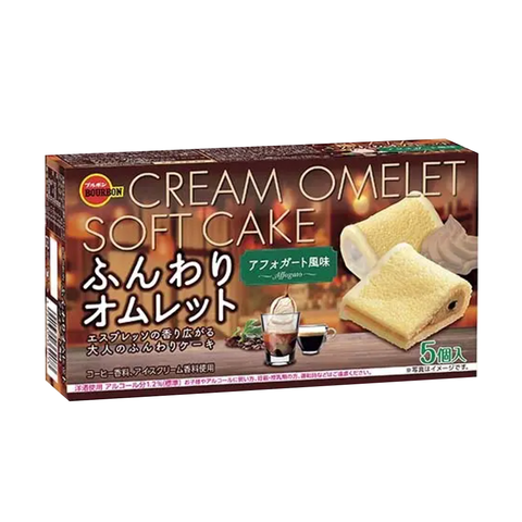 Bourbon Cream Omelet Soft Cake - Vanilla Ice Cream Coffee flavor 5pc