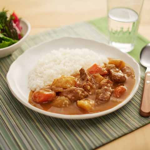 Japanese Golden Curry Mix with Plant-Based Meat, Medium Hot, 1 serving