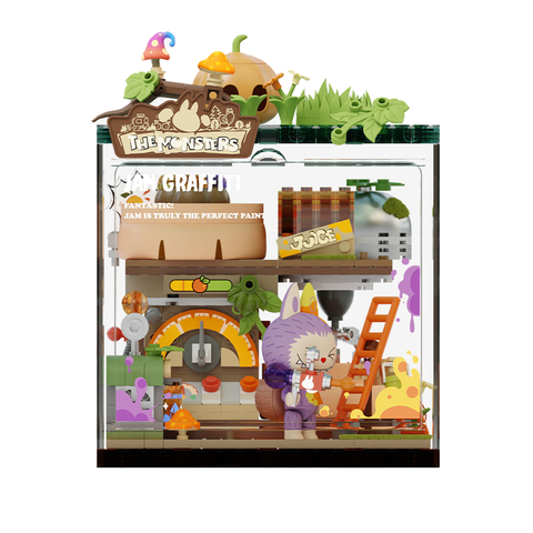POPMART THE MONSTERS - Forest Secret Base Series Blocks - Jam Graffiti