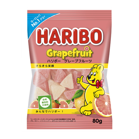 Haribo Japanese Gummy Sour Grapefruit