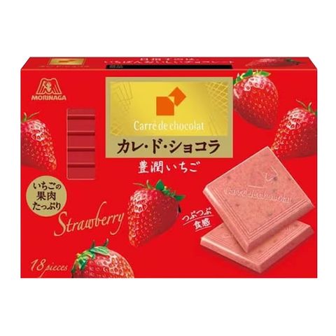 Morinaga Carre de Chocolat Strawberry Chocolates Box 18pcs