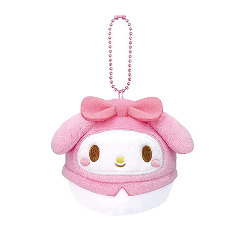 Sanrio Round Keychain Plush toy 4" - Ebisu Life Store | Willowbrook Mall