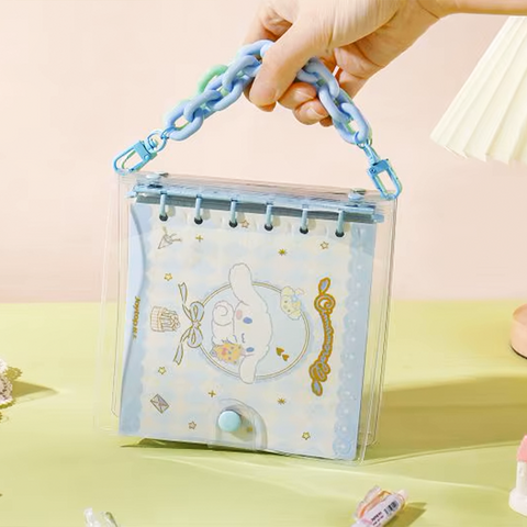 Sanrio Kuromi Loose Leaf Binder Notebook with Accessories