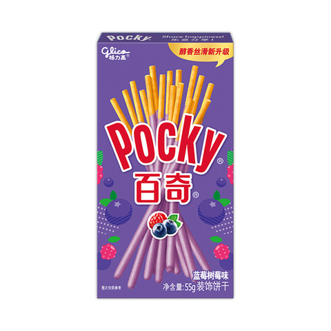 Glico Pocky Blueberry Raspberry Flavor Cookies