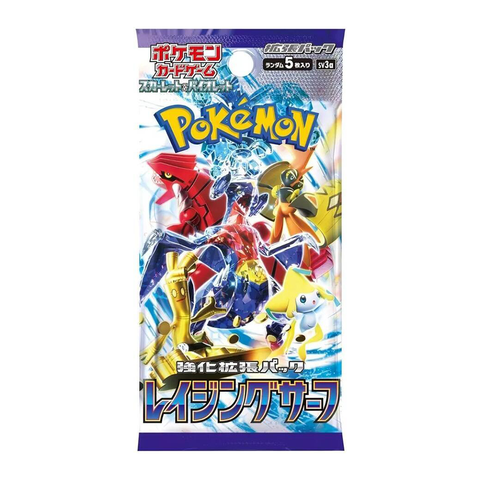 Pokemon Cards Raging Surf Booster Pack - SV3a, Card Game 1 Pack (5 cards)