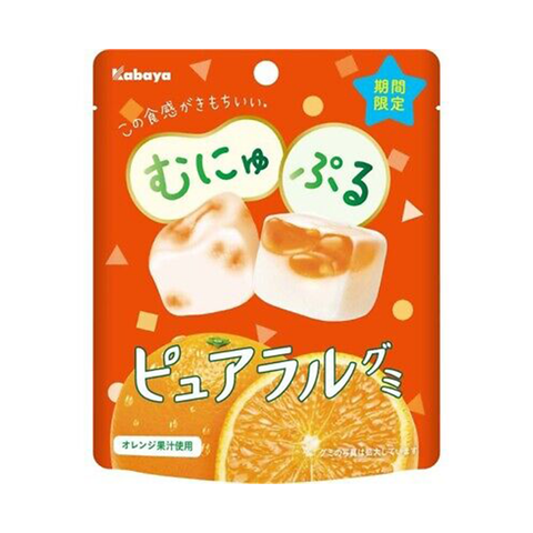 Kabaya Pureral Gummy Orange 58g