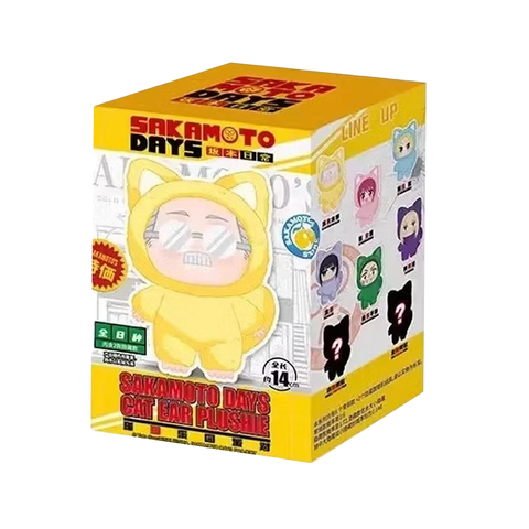 EAKI - Sakamoto Days Cat Ear Plushie Blind Box - Ebisu Life Store