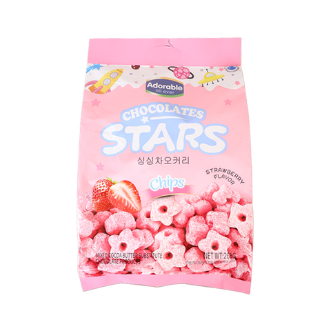 Chocolate Stars Strawberry Flavor Chips