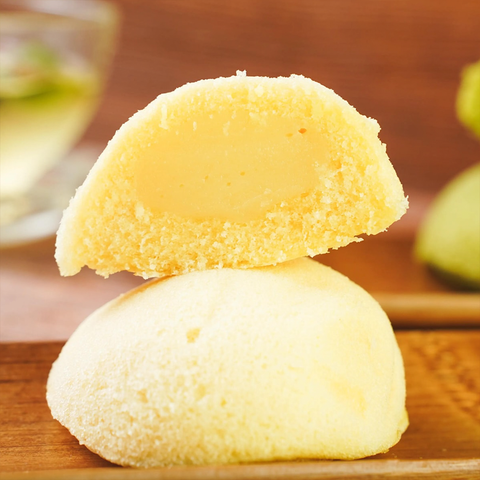 Ichioka Seika Steam Cake Custard Flavor 4pcs