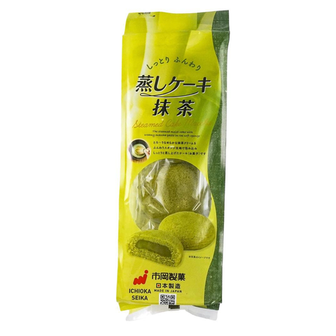 Ichioka Seika Steam Cake Matcha Flavor 4pcs
