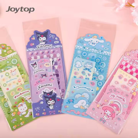 Sanrio Sticker Set 1pcs - 6 Sheets in one