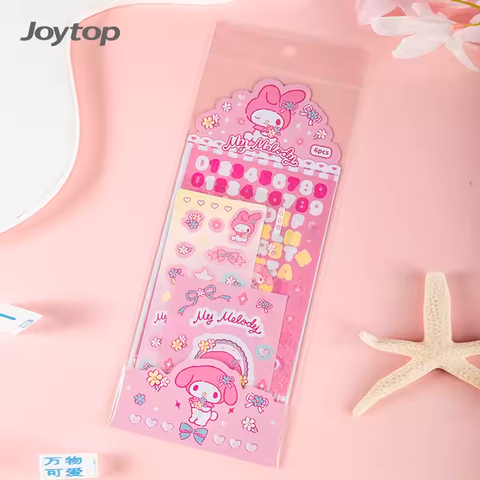 Sanrio Sticker Set 1pcs - 6 Sheets in one