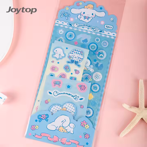 Sanrio Sticker Set 1pcs - 6 Sheets in one