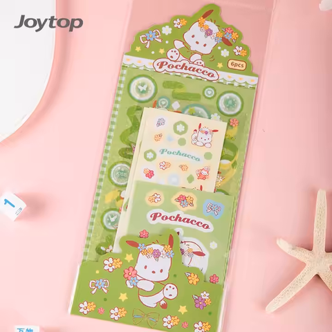 Sanrio Sticker Set 1pcs - 6 Sheets in one