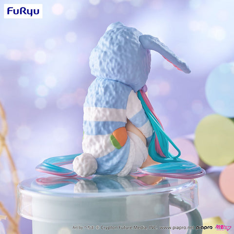 FuRyu Hatsune Miku Rabbit Ear Hood Pajama Noodle Stopper Blue Ver. (JP Ver.)
