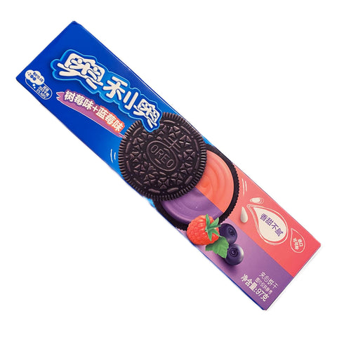 Oreo Sandwich cookies Raspberry & Blueberry 194g (20pcs)