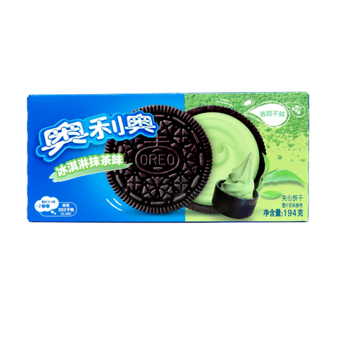 Oreo Sandwich cookies Matcha Ice Cream 194g (20pcs)