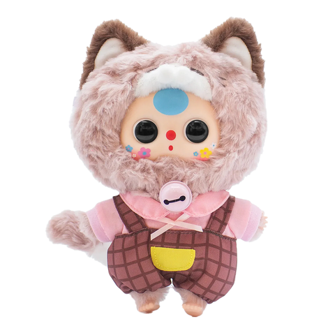 CUREPLANETA Baby Three Cat Wardrobe Plush Pendant Blind Box
