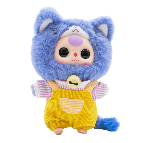 CUREPLANETA Baby Three Cat Wardrobe Plush Pendant Blind Box