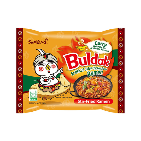 Buldak Ramen Noodles Single pack - Curry