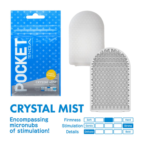 Tenga Pocket Male Sex Toy - Crystal Mist 1pcs