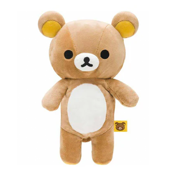 Rilakkuma Plush Doll, Zipper Back Stash 7.5 Rilakkuma Plush Doll, Zipper Back Stash 7.5