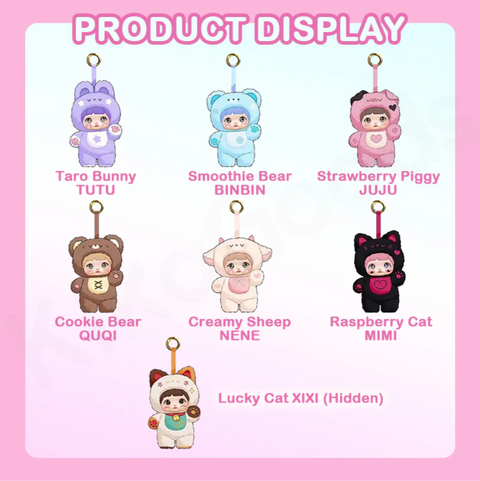 Hi Toy Nommi Loveliness Never Ends Vinyl Face Plush Pendant Blind Box