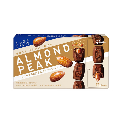 Glico Almond Peak Praline & Crisp 12pcs