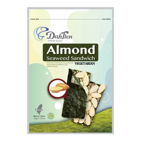 Ocean Plus Almond Seaweed Sandwich 30g