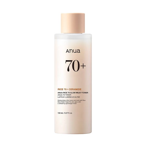 Anua Rice 70 + Ceramide Glow Milky Toner - Ebisu Life Store