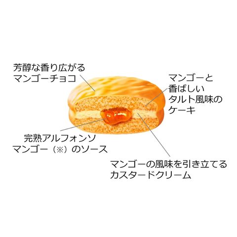 Lotte Choco Pie Premium Mango Tart Flavor 6pcs