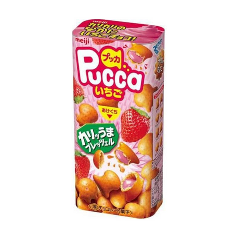 Meiji Pucca Cookies Strawberry 39g