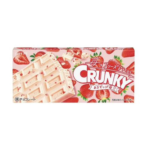 Lotte Crunky Chocolate Sweet and Sour Strawberry
