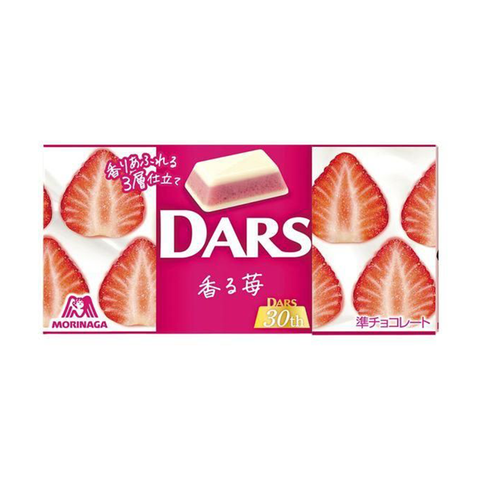 Morinaga Dars Strawberry White Chocolate 12pcs