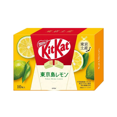 Japanese Kit Kat Mini Tokyo Island Lemon - 10 pcs