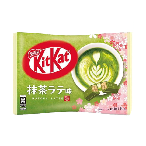Japanese Kit Kat a Pack of 10 Mini Bars Matcha Latte