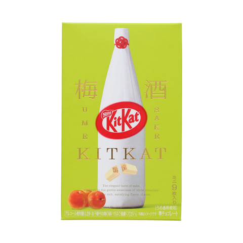 Japanese Kit Kat Mini Ume Sake Flavored 9pcs