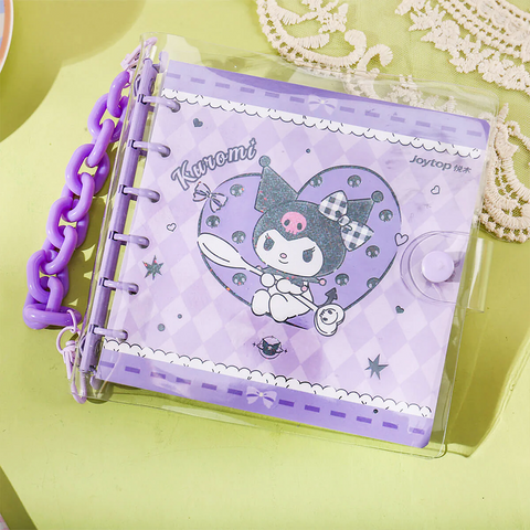 Sanrio Kuromi Loose Leaf Binder Notebook with Accessories