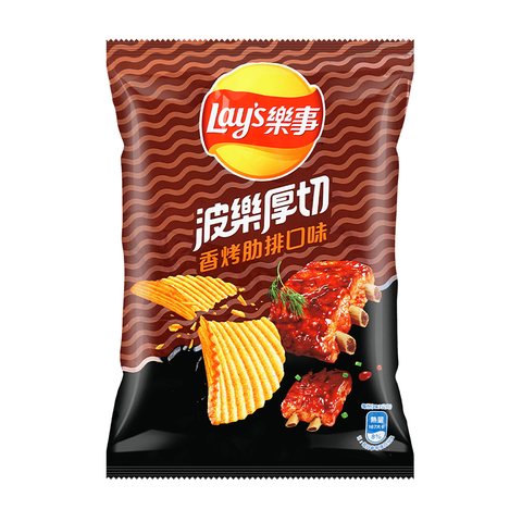 Lay's Potato Chips Grilled Ribs Flavor