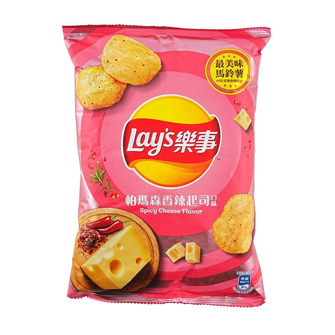 Lay's Potato Chips Spicy Cheese Flavor