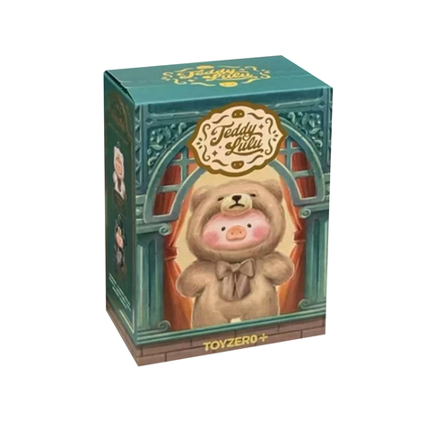 TOYZEROPLUS Limited The Piggy Vintage Teddy Shop Series Vinyl Face Plush Pendant Blind Box