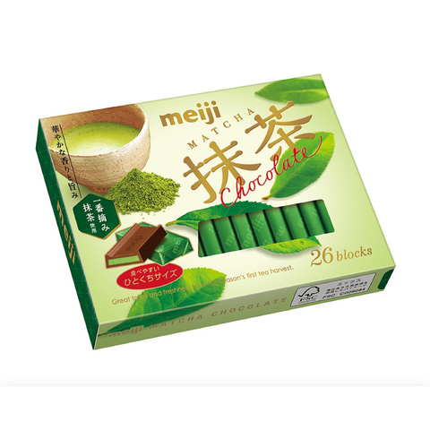 Meji Matcha Chocolate Box 26pcs