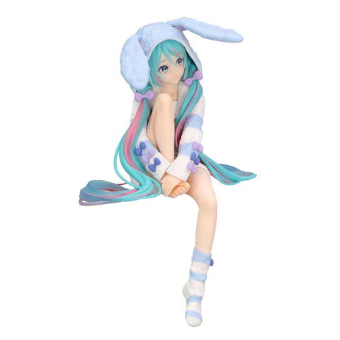 FuRyu Hatsune Miku Rabbit Ear Hood Pajama Noodle Stopper Blue Ver. (JP Ver.)