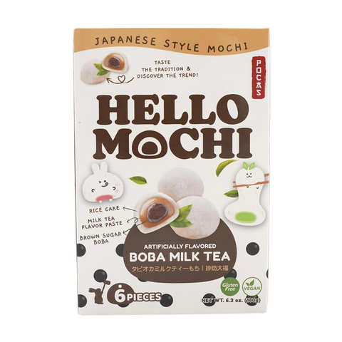 POCAS Hello Mochi Boba Milk Tea Flavor 180g